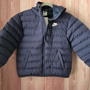 Boys Nike Dark Blue Quilted Jacket